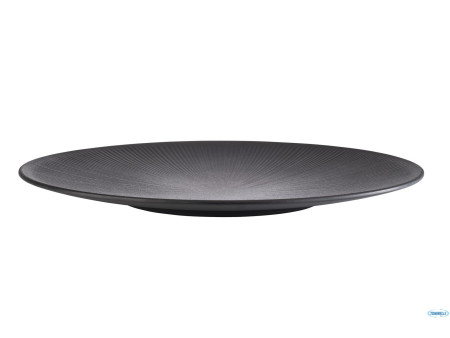 APS Assiette plate NERO, diamètre: 420 mm, noir