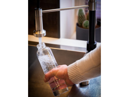 APS Gourde EVERFILL, en verre, 0,75 litre, transparent
