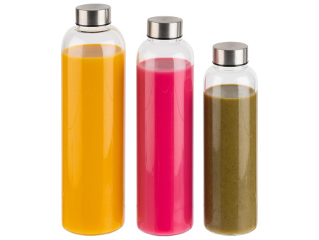 APS Gourde EVERFILL, en verre, 1 litre, transparent