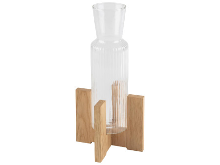 APS Pied pour carafe en verre VALO, en chêne