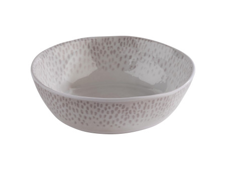 APS Bol FOOTMARK, rond, 0,25 litre, blanc/gris