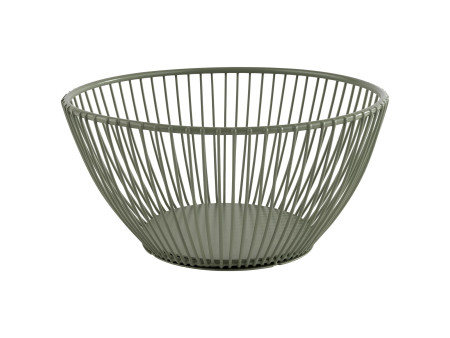 APS Corbeille à pain & à fruits SVART, rond, 175 mm, vert