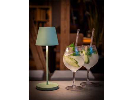 APS Lampe de bureau rechargeable à LED MERLE, menthe