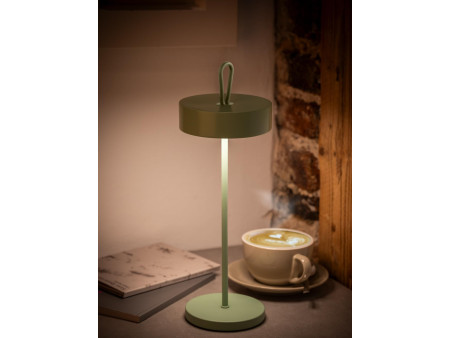 APS Lampe de bureau rechargeable à LED CLEO, menthe