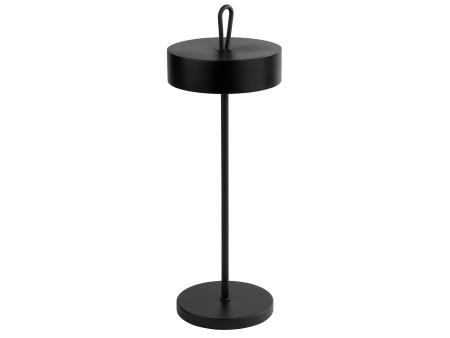 APS Lampe de bureau rechargeable à LED CLEO, noir