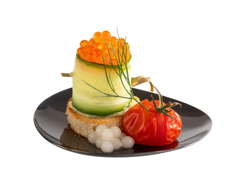 APS Assiette PEBBLES, set de 4, gunmetal