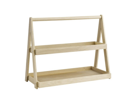 APS Étagère VALO, 2 étages, 555 x 265 x 445 mm, chêne