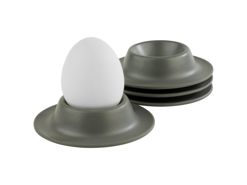 APS Coquetier EGGY, en mélamine, set de 4, gris