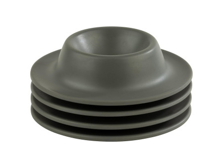 APS Coquetier EGGY, en mélamine, set de 4, gris