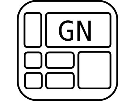 APS Tablette NERO GN 1/4, 265 x 162 x 25 mm, noir