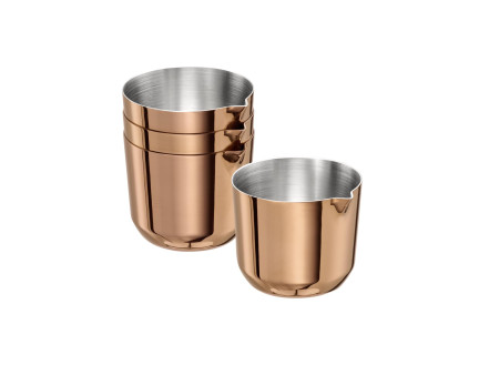 APS Pot avec bec verseur ALLURE, 30 ml, set de 4, cuivre