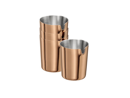 APS Pot avec bec verseur ALLURE, 40 ml, set de 4, cuivre