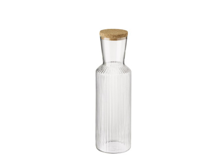 APS Carafe en verre LINES, 1,0 litre, transparent