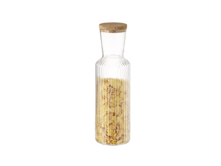 APS Carafe en verre LINES, 1,0 litre, transparent