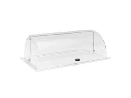 APS Cloche basculante pour contenant GN 1/1, transparent