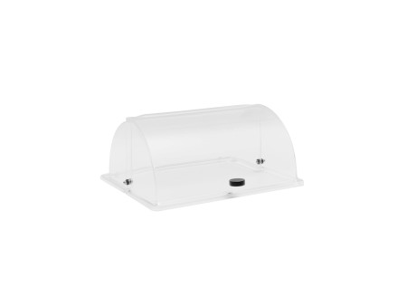 APS Cloche basculante pour contenant GN 1/2, transparent