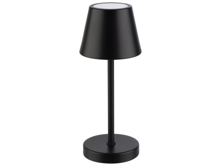 APS Lampe de bureau rechargeable à LED MERLE MICRO, noir