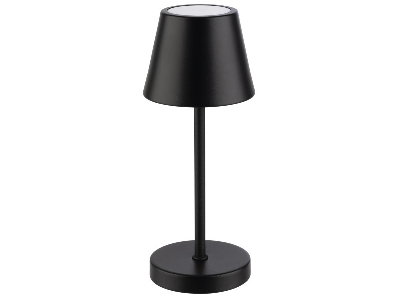 APS Lampe de bureau rechargeable à LED MERLE MICRO, noir