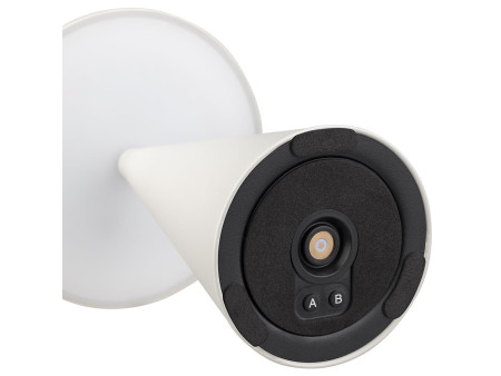 APS Lampe de bureau rechargeable à LED CONE, blanc