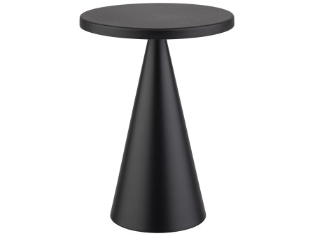APS Lampe de bureau rechargeable à LED CONE, noir