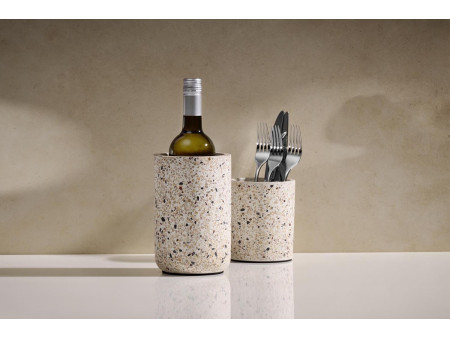 APS Rafraîchisseur de bouteille TERRAZZO, béton, beige