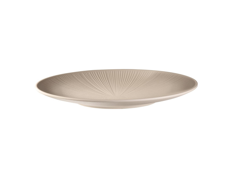 APS Assiette plate NERO, diamètre: 330 mm, sable