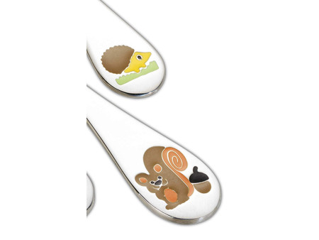 Esmeyer Couverts pour enfants FOREST, 4 pièces, inox 18/10