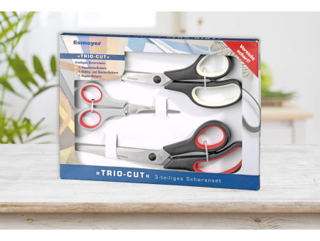 Esmeyer Set de ciseaux TRIO CUT, 3 pièces