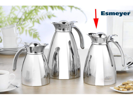 Esmeyer Pichet isotherme EMPIRE, 1 litre, argent