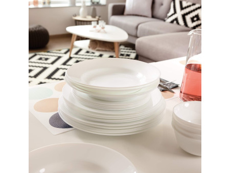 Esmeyer Arcoroc Assiette creuse EVERYDAY, 225 mm, blanc