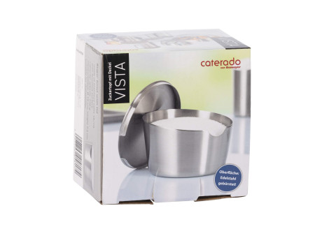Esmeyer Sucrier avec couvercle VISTA, rond, argent