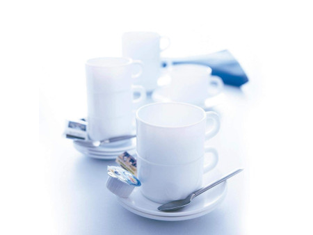 Esmeyer Arcoroc Tasse à café EVERYDAY, 0,22 l, blanc