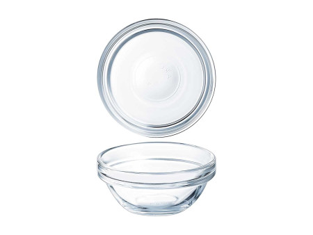 Esmeyer Arcoroc Bol en verre EMPILABLE, 1 litre