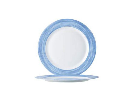 Esmeyer Assiette à dessert BRUSH, 195 mm, bleu/blanc