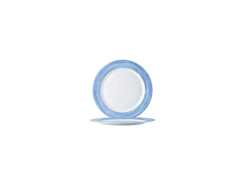Esmeyer Assiette à dessert BRUSH, 195 mm, bleu/blanc