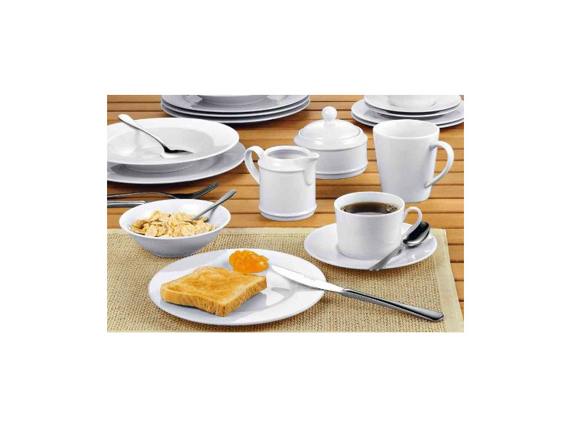 Esmeyer Assiette creuse HEIKE, 230 mm, blanc, set de 6