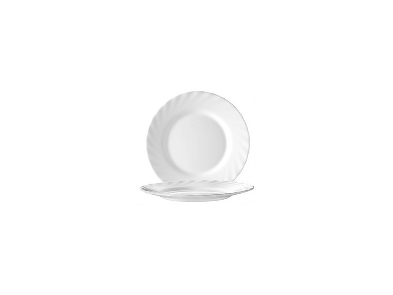 Esmeyer Assiette plate TRIANON, 245 mm, blanc