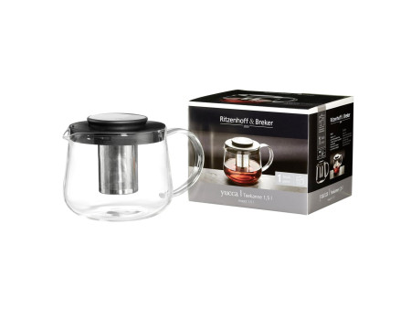 Ritzenhoff & Breker Théière YUCCA, en verre, 1,5 litre