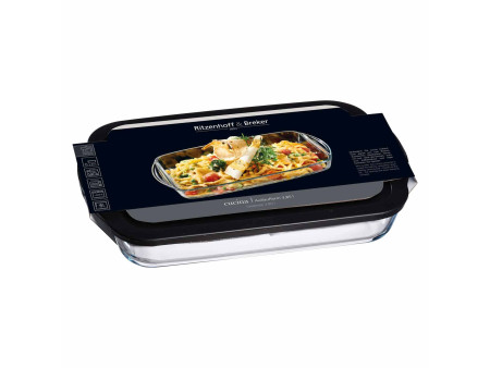 Ritzenhoff & Breker Plat à gratin CUCINA, en verre, 3,85 l