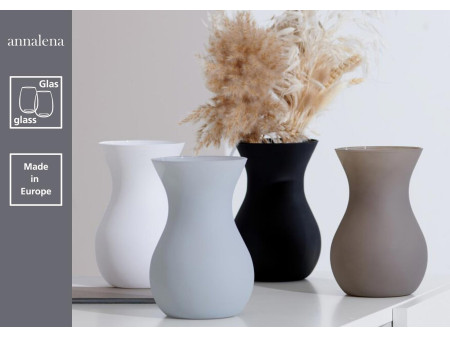 Ritzenhoff & Breker Vase ANNALENA, en verre, marron mat