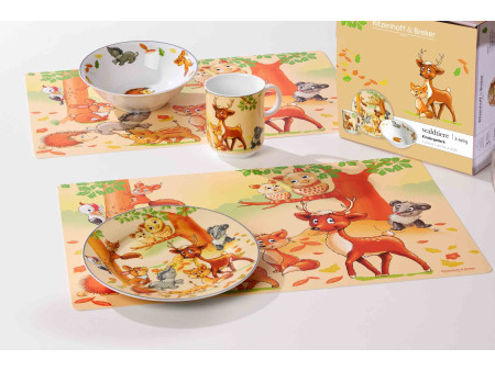 Ritzenhoff & Breker Set de table ANIMAUX DE LA FORET
