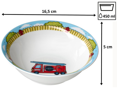 Ritzenhoff & Breker Set de vaisselle BERNIE LE POMPIER