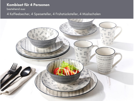 Ritzenhoff & Breker Service de vaisselle SENDAI, 16 pièces