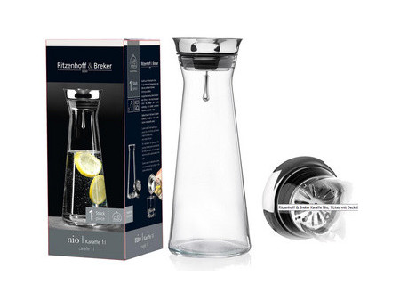 Ritzenhoff & Breker Carafe en verre NIO, 1 litre