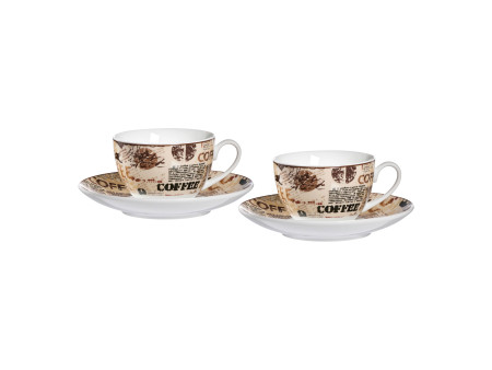 Ritzenhoff & Breker Set capuccino CREMA, 4 pièces