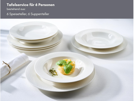 Ritzenhoff & Breker Service de table SOFIA, 12 pièces