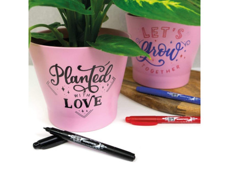 Tombow Feutre double pointe MONO twin, noir