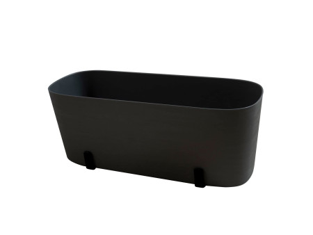 tera Kit de jardinière 'Paros', support inclus, black