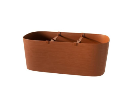 tera Jardinière 'Kos', largeur: 780 mm, black