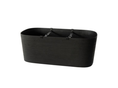 tera Jardinière 'Kos', largeur: 780 mm, black